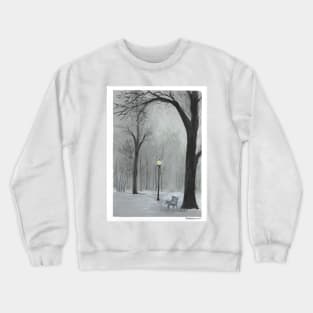 Winter Lamppost Crewneck Sweatshirt